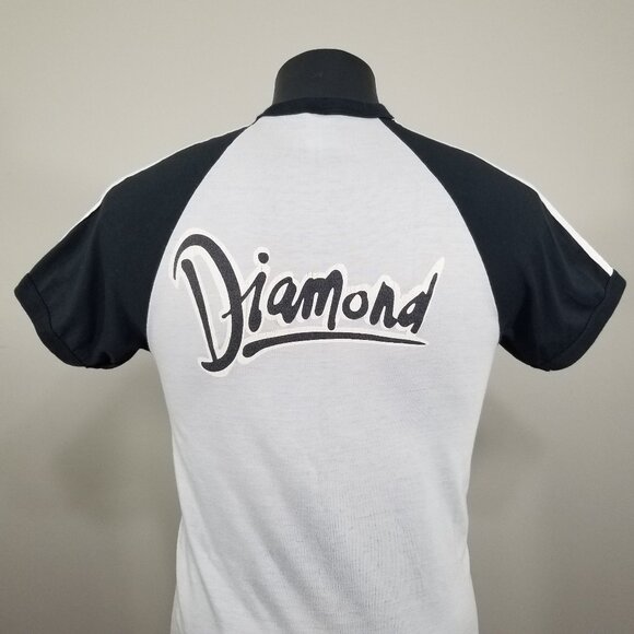 Vintage Neil Diamond Wold Tour 1982 Concert Tee Shirt Size M Raglan T-Shirt Top - Picture 7 of 10